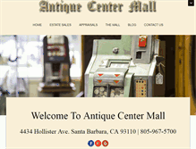 Tablet Screenshot of antiquecentermall.com